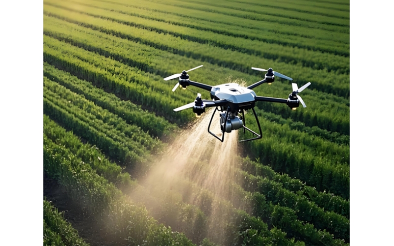 无人机喷洒打药